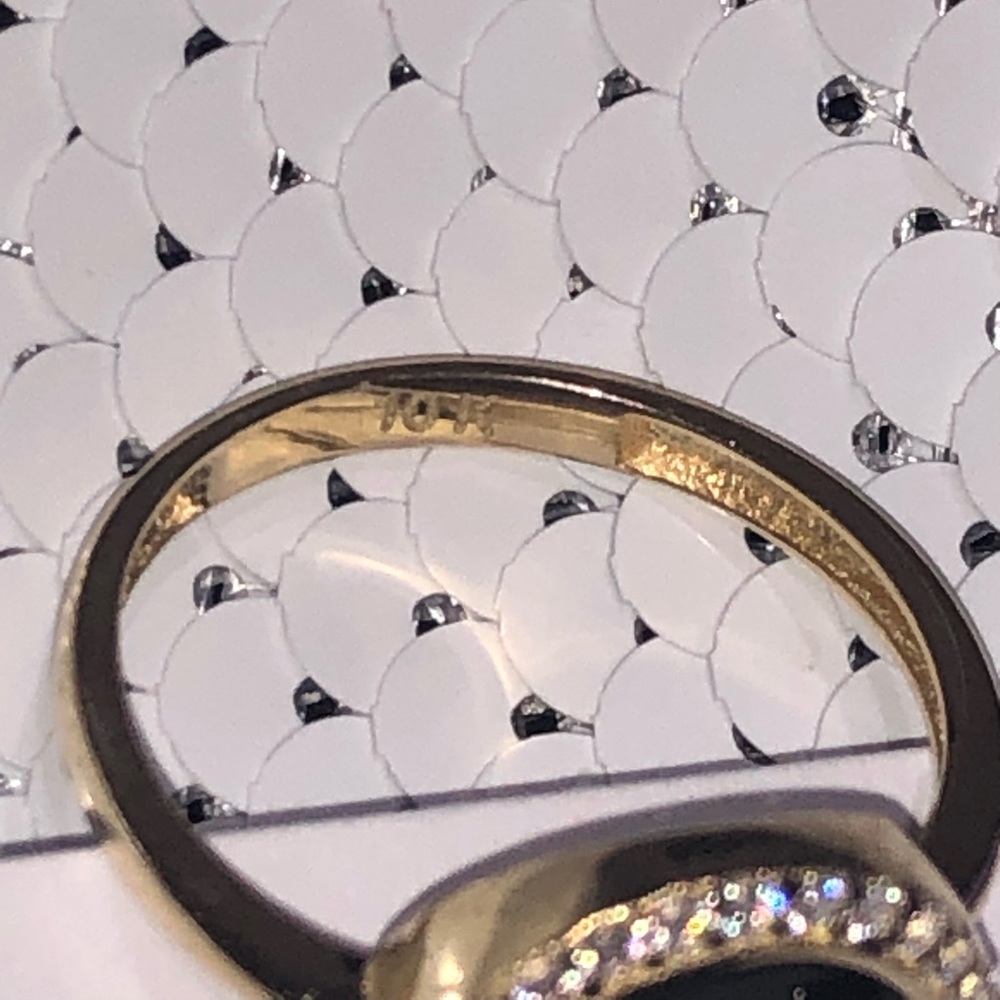 10k Solid REAL gold custom designer ring FREE APPRAISAL best gift Bestseller WOW - Picture 5 of 10